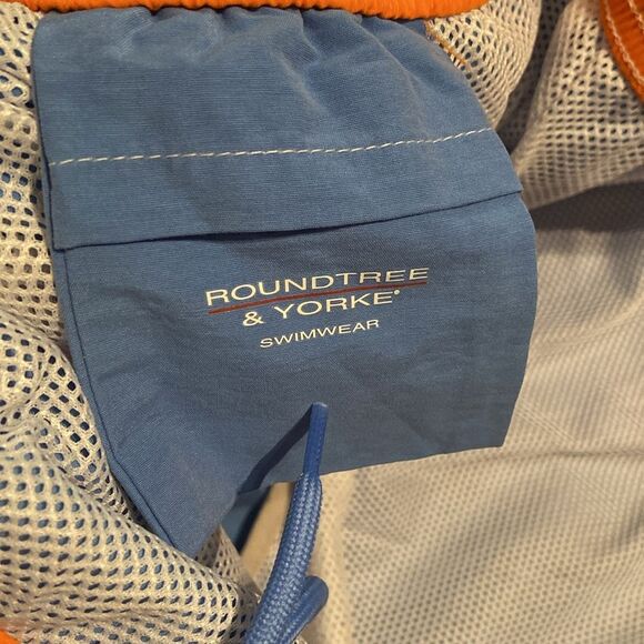 Men’s NWT Roundtree & Yorke Light Blue Swimwear 4XB - Picture 4 of 5